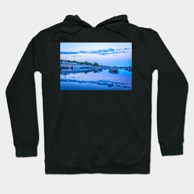 Falmouth Harbor, Cape Cod Hoodie by Gestalt Imagery